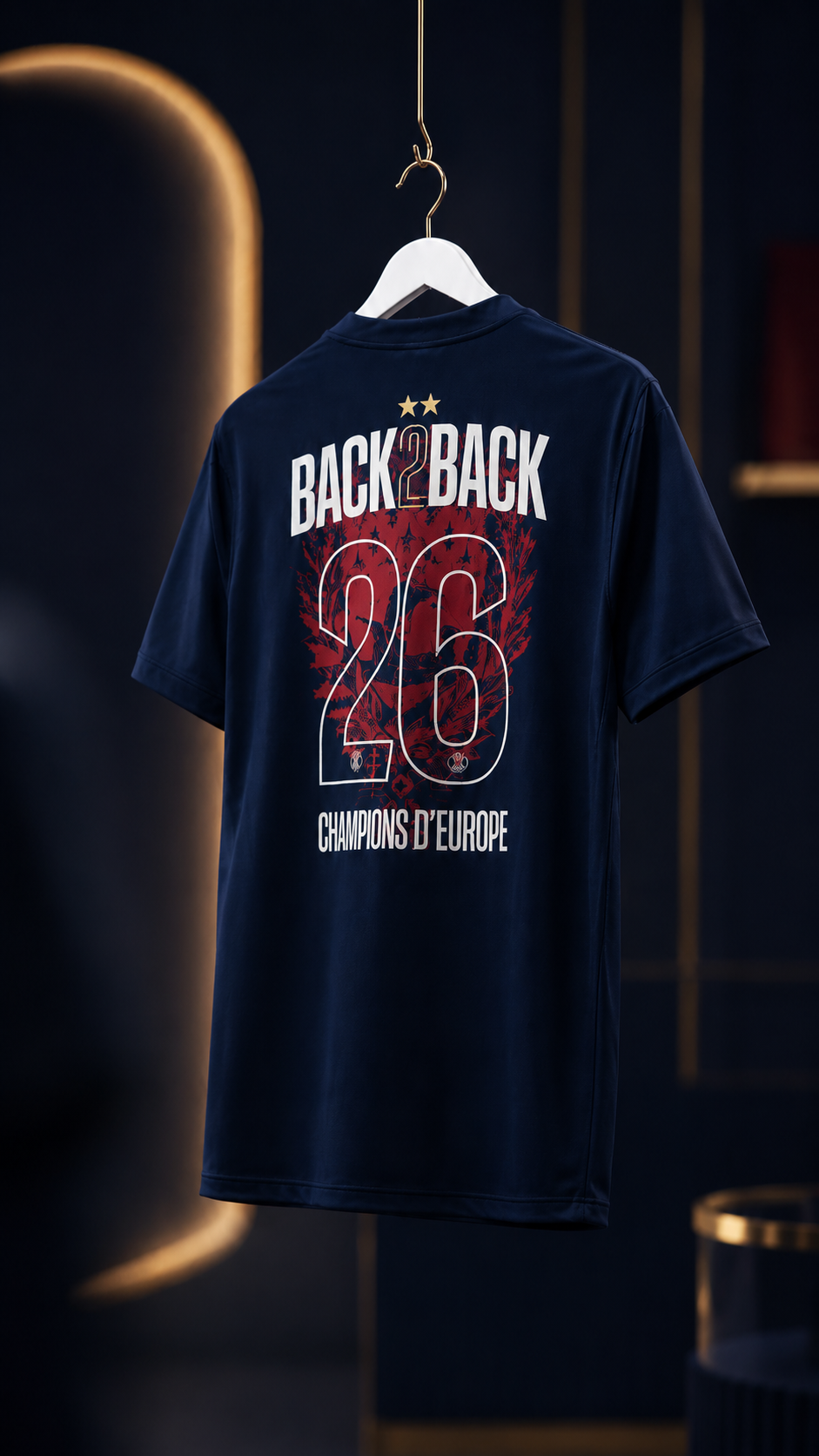 Maillot PSG (Paris Saint-Germain) Domicile BACK2BACK étoiles 2026/2027