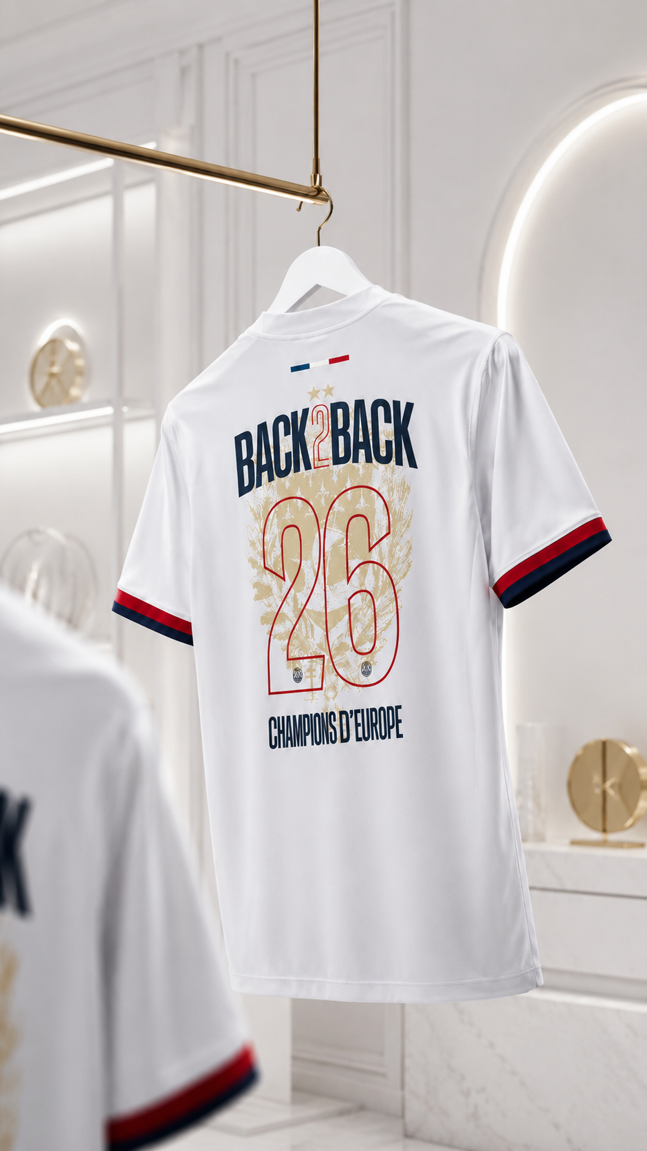 Maillot PSG (Paris Saint-Germain) Extérieur BACK2BACK étoiles 2026/2027