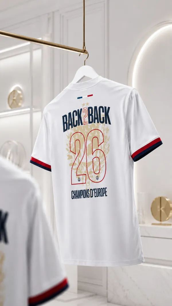 Maillot PSG (Paris Saint-Germain) Extérieur BACK2BACK étoiles 2026/2027